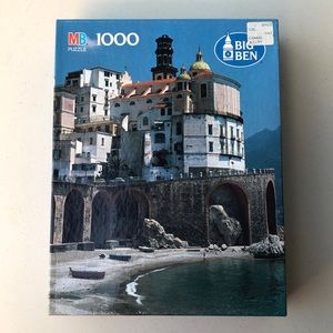 Vintage MB PUZZLE #4962-20 Aranti, Italy Boats Architecture (complete)